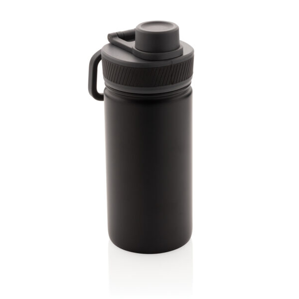 Vakuumflaska i stainless steel med sportlock 550ml med logo