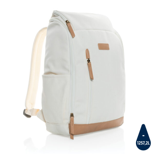 Impact AWARE™ 15" laptopryggsäck i 16 oz. återvunnen canvas