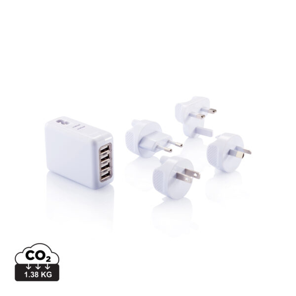 Reseadapter med fyra USB-portar