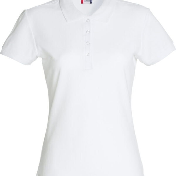 Basic Polo Ladies vit