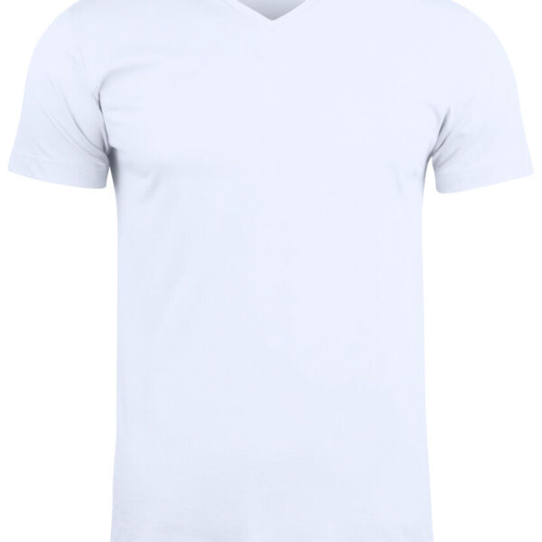 Basic-T V-neck vit