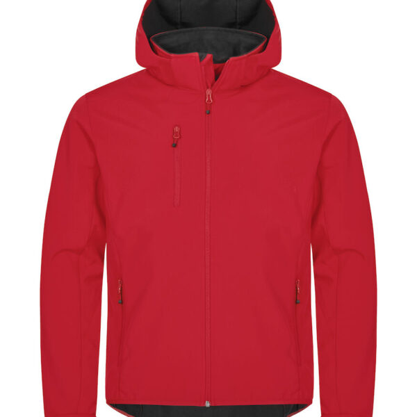 Classic Softshell Hoody Röd