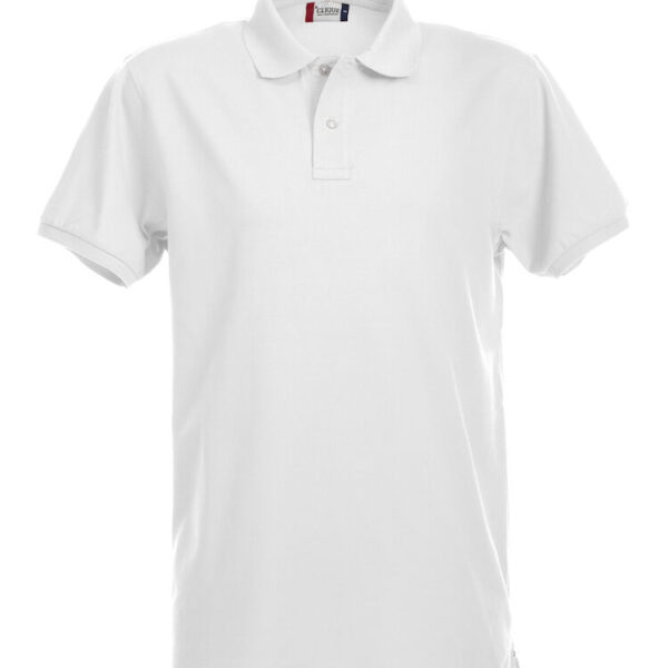Stretch Premium Polo vit