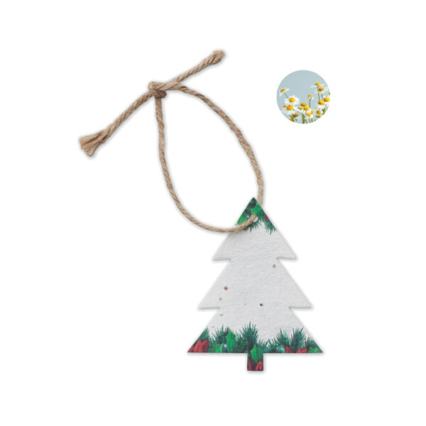 Julprydnad i fröpapper