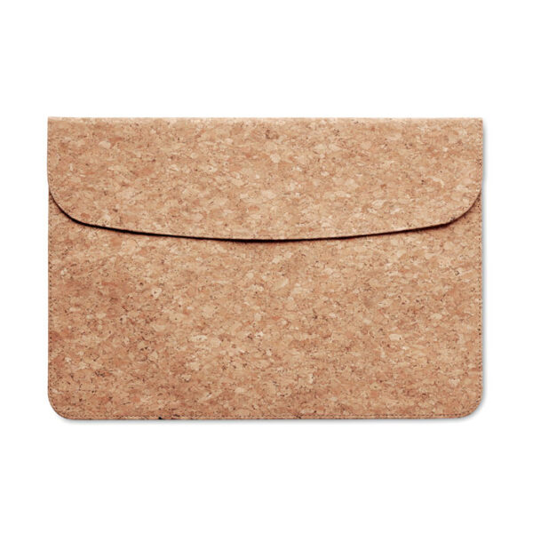 Laptopfodral kork + magnetlåsBeige