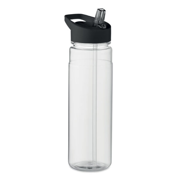 RPET flaska med fliplock 650ml Black