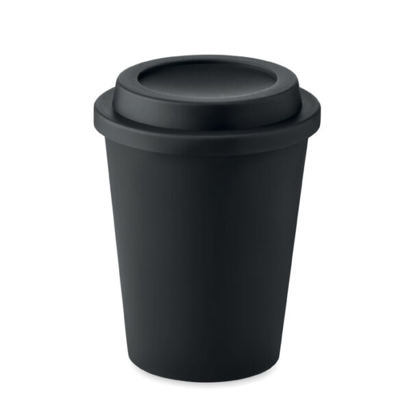 PP mugg dubbelvägg 300 ml Black