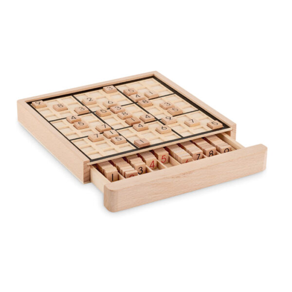 Sudoku-brädspel i trä Wood