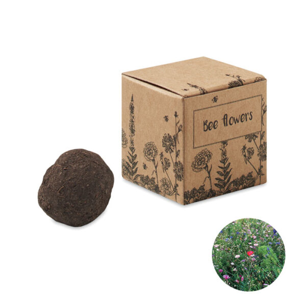 Fröbomb med ängsblom