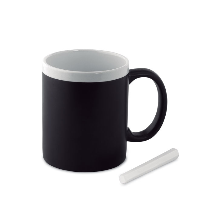 Mugg med griffelyta/krita Mugg med griffelyta/krita