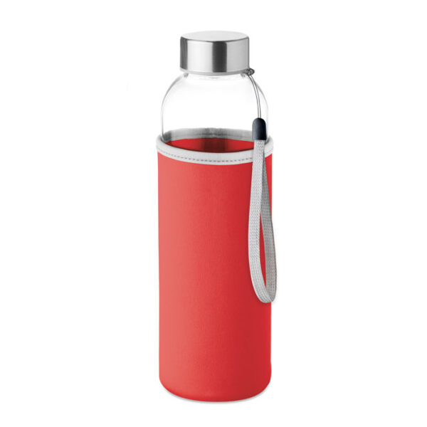 Glasflaska 500ml Red