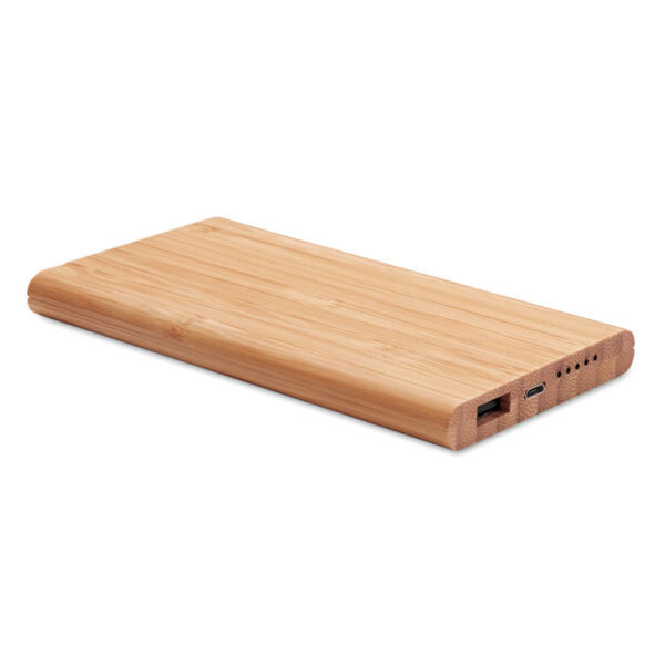 Powerbank Qi Bambu 6000mAh