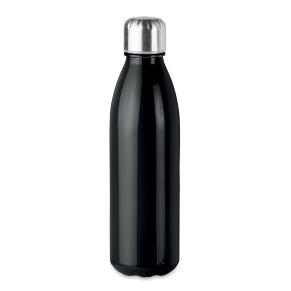 Vattenflaska glas 650ml Black