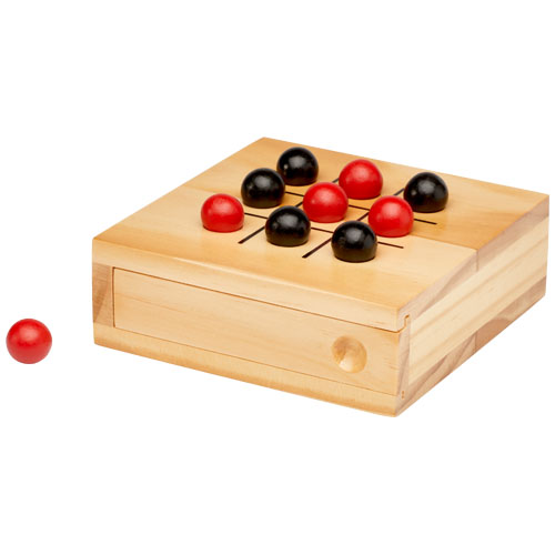 Strobus magnetiskt tic-tac-toe-spel NATURAL