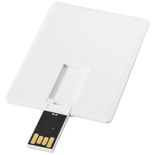 Slim USB 2 GB i kortformat WHITE