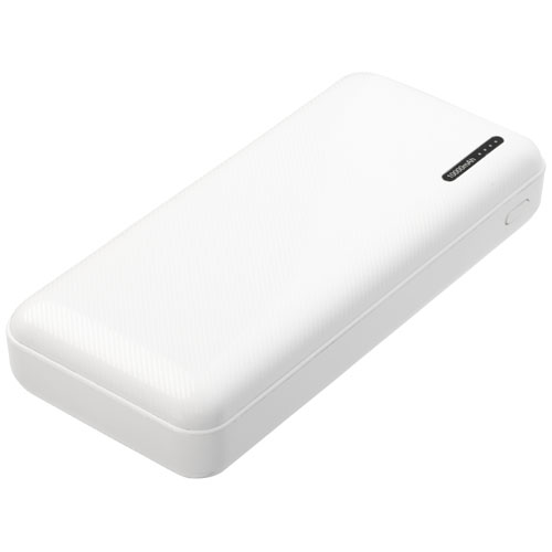 Komprimera 10 000 mAh powerbank med hög densitet WHITE