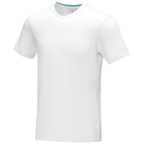 Azurite kortärmad herr GOTS ekologisk t-shirt WHITE