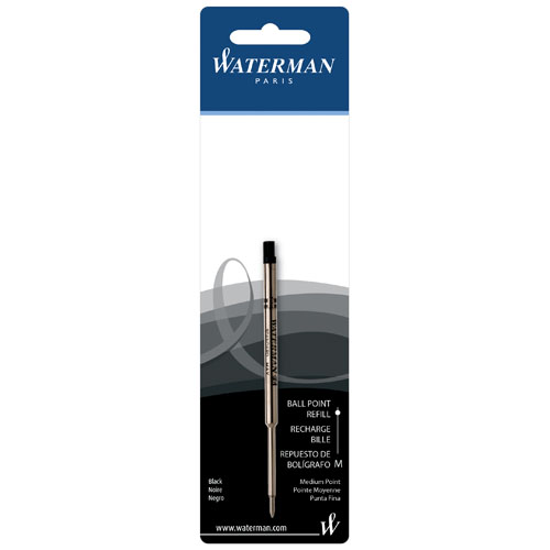 Waterman kulspetspenna refill BLACK